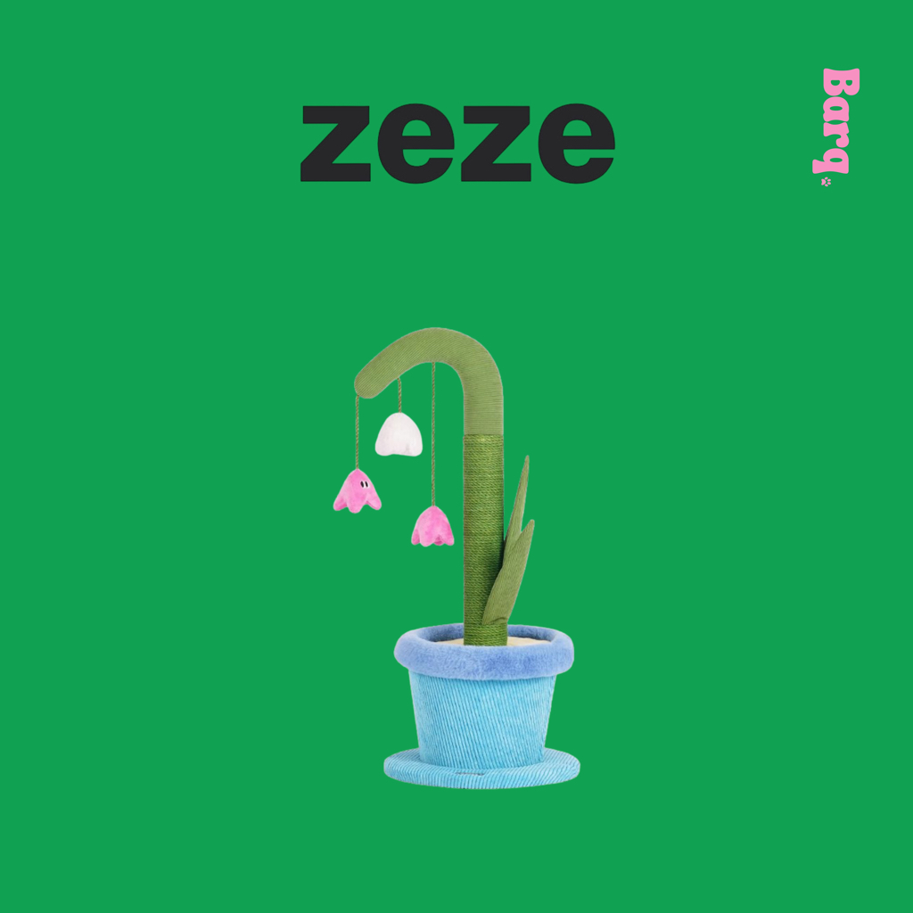 zeze คอนโดที่ลับเล็บแมว รุ่น Garden, Lily เสาลับเล็บแมว barq.