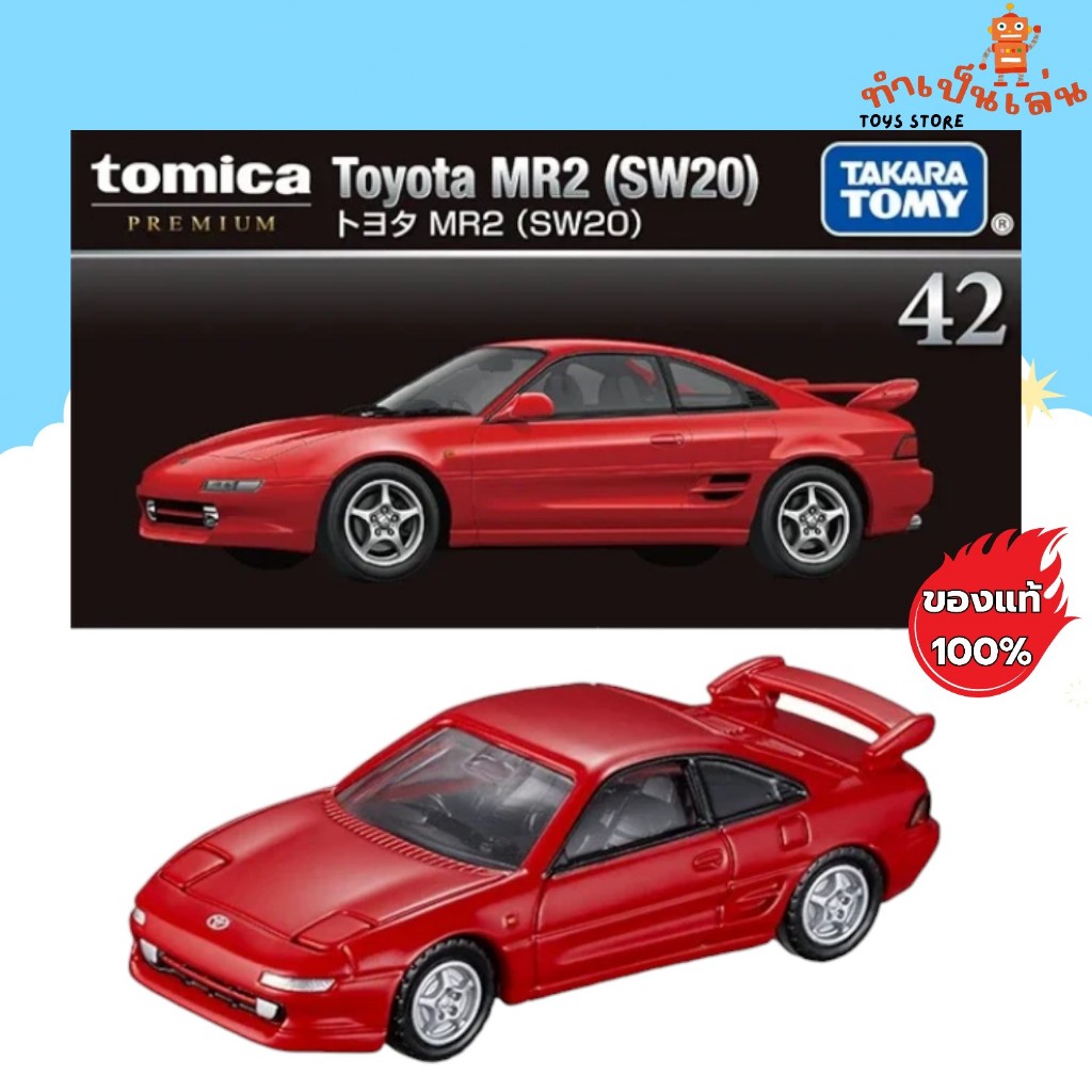 TAKARA TOMY TOMICA premium - TOYOTA MR2 SW20 no.42 สเกล 1/64