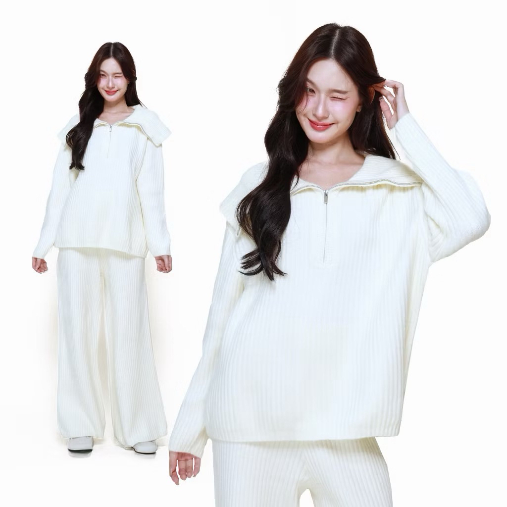 ส่งต่อ ชุด Coatover  KNITTING AIRPORT SET.