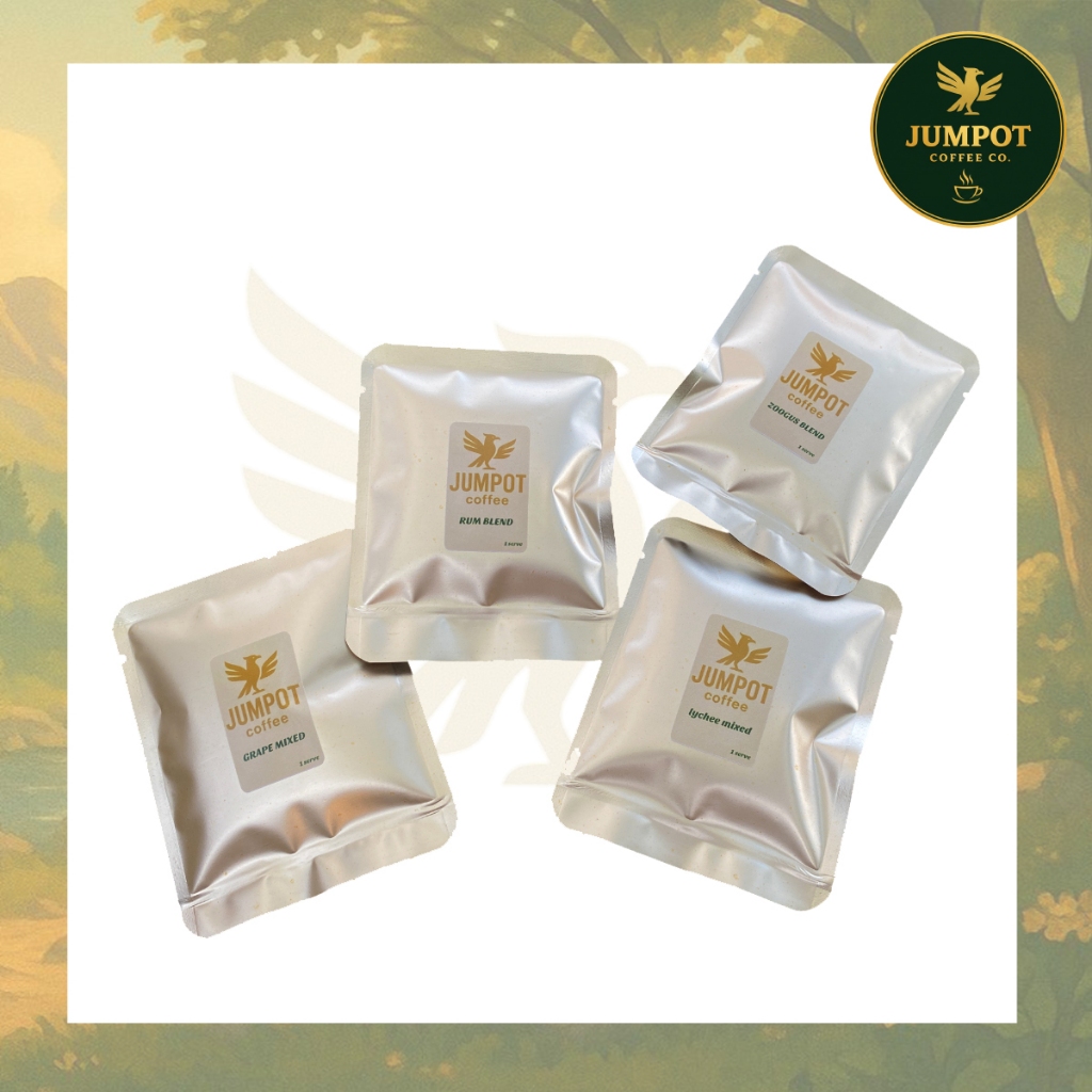 Jumpot Coffee Set Zoogus/ Rum/ Lychee/ Grape 1 Serve  เซตทดลอง