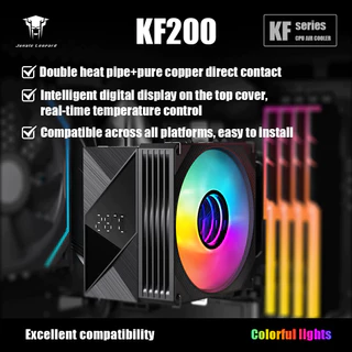 CPU COOLER KF200-DGT JUNGLE LEOPARD พร้อมไฟ LED แสดงอุณหภูมิซีพียู จำหน่ายโดย LWC