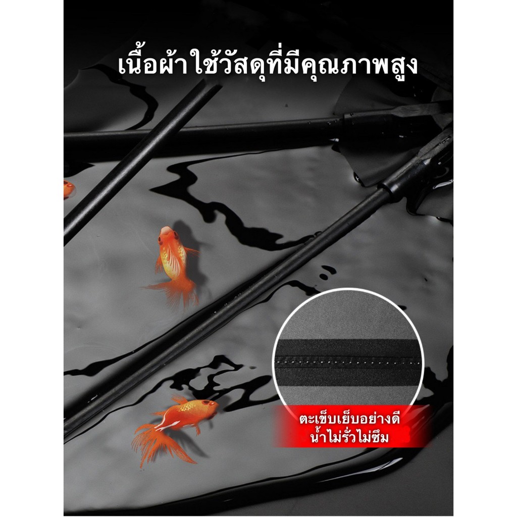 ร่มตกปลา (ชิงหลิว) ร่มตกปลาแบบสองชั้น กันแสง UV กันแดดกันฝน ปรับได้360องศา ร่ม ระบายอากาศได้ *สินค้าพร้อมส่ง* รูปที่ 5