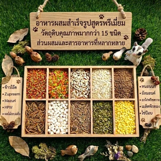 อาหารผสมสำเร็จรูปสูตรพรีเมี่ยมสำหรับชูการ์ไกลเดอร์
