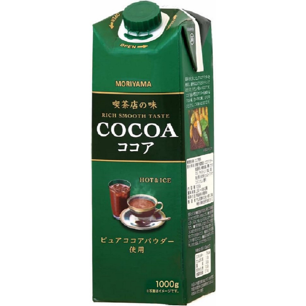 น้ำโกโก้ญี่ปุ่น Moriyama Milk Industry Cafe Flavor Cocoa 1000g