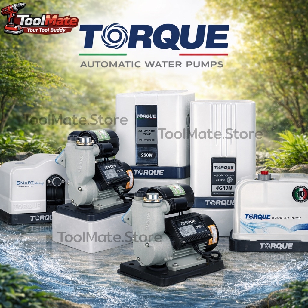 TORQUE ปั้มน้ำอัตโนมัติ แรงดันคงที่ WPS200C 200W 250W 350W 400W รุ่นเสียงเงียบ SMARTLITE200 SMART300D SMART500D พร้อมส่ง