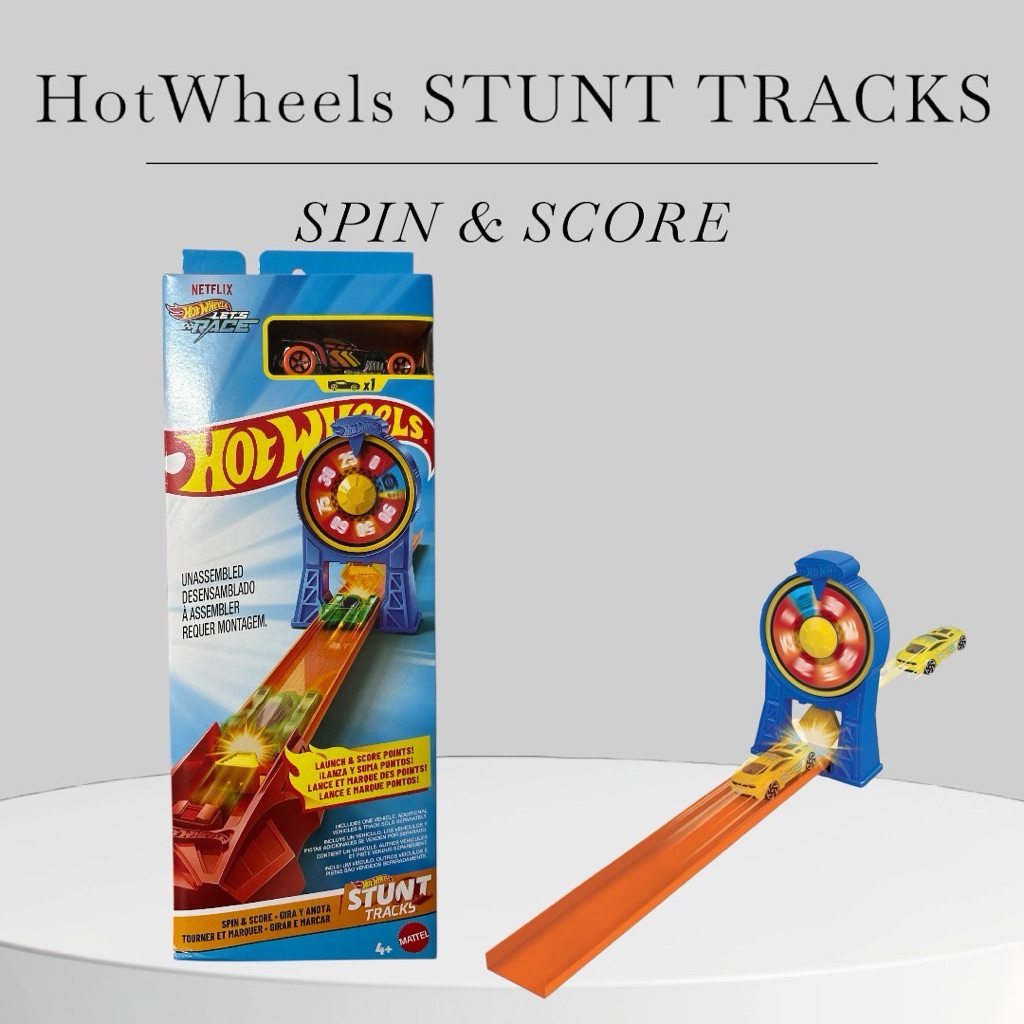 รางฮอตวีล HotWheels STUNT TRACKS 🛞 SPIN & SCORE