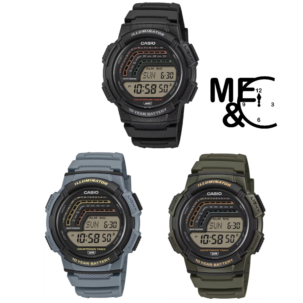 CASIO WS-1800 SERIES ของแท้ ประกัน CMG