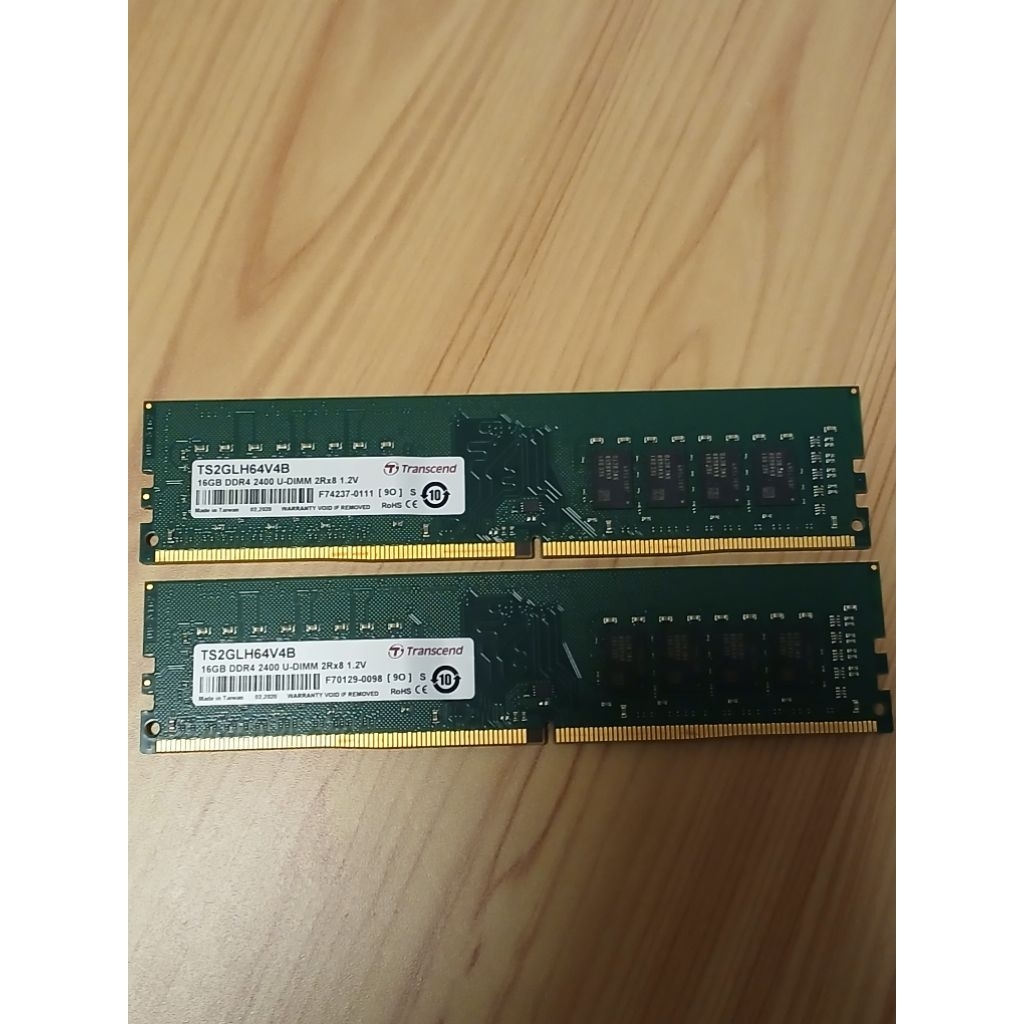 Ram 32gb 16x2 DDR4 bus2400