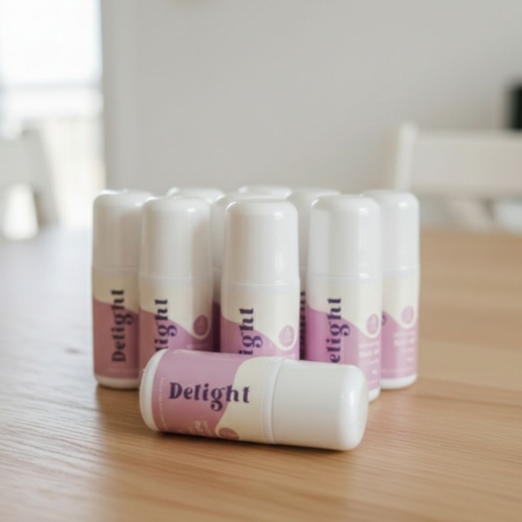 โรลออนสารส้ม สูตรธรรมชาติ ปราศจากแอลกอฮอล์ (กลิ่น Delight )