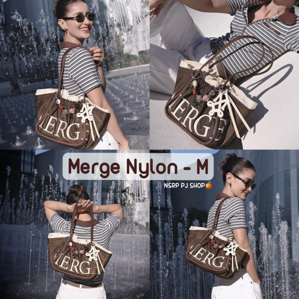 [พร้อมส่ง-ส่งด่วน🔥] 🤎🤍❤️🖤 𝐌𝐞𝐫𝐠𝐞 𝐍𝐲𝐥𝐨𝐧 𝐌𝐞𝐝𝐢𝐮𝐦 (ไซส์ 𝐌) ใช้โค้ดลด20-30%ได้ - รูปที่ 3