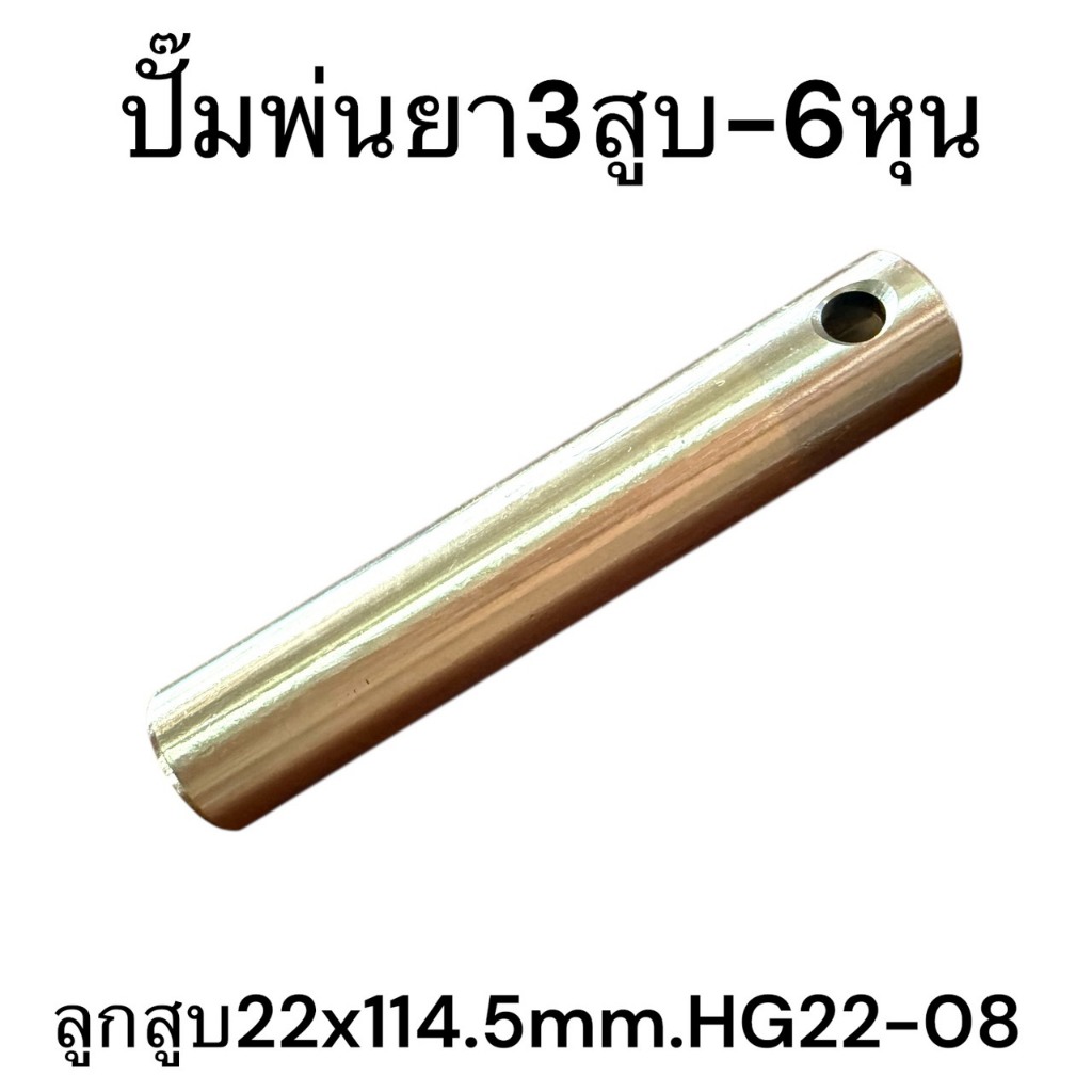 อะไหล่ ปั๊มพ่นยา 3สูบ 6หุน ลูกสูบ 22 x 114.5 mm HG22-08