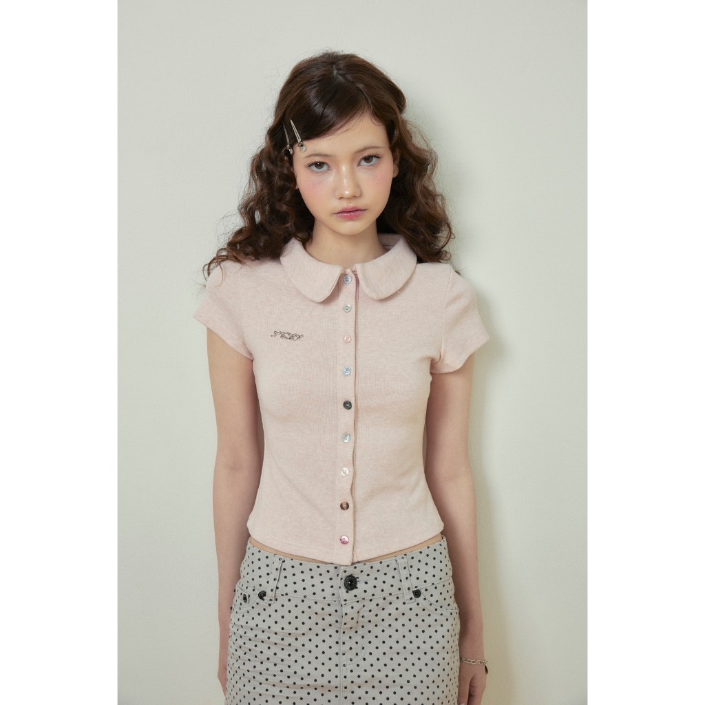 STYLIST (S-4XL) - Gaia T-Shirts-011 เสื้อคอบัวกระดุม รูปที่ 4