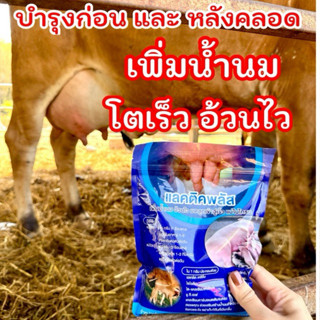 แลคติคพลัส เพิ่มน้ำนม บำรุงหลังคลอด วัวควายหมู