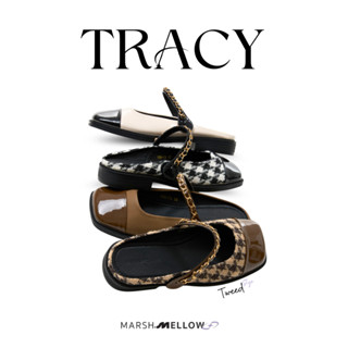 TRACY - MARSHMELLOW รองเท้า MARY JANE พื้นนุ่มนิ่มเปิดส้นหัว…