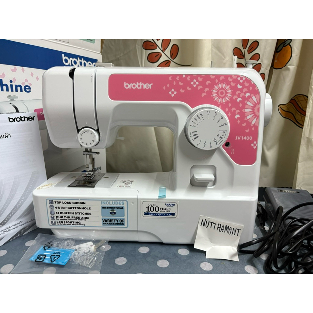 จักรเย็บผ้า Brother Jv1400 มือสอง