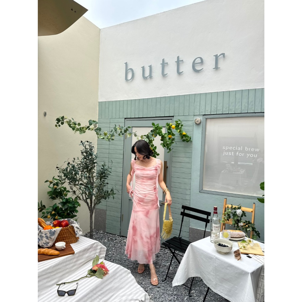 colourblockmatter  - Jelly Dress มี 6 สี เดรสออกงาน เดรสไปทะเล ผ้าตาข่ายยืดได้ รูปที่ 8