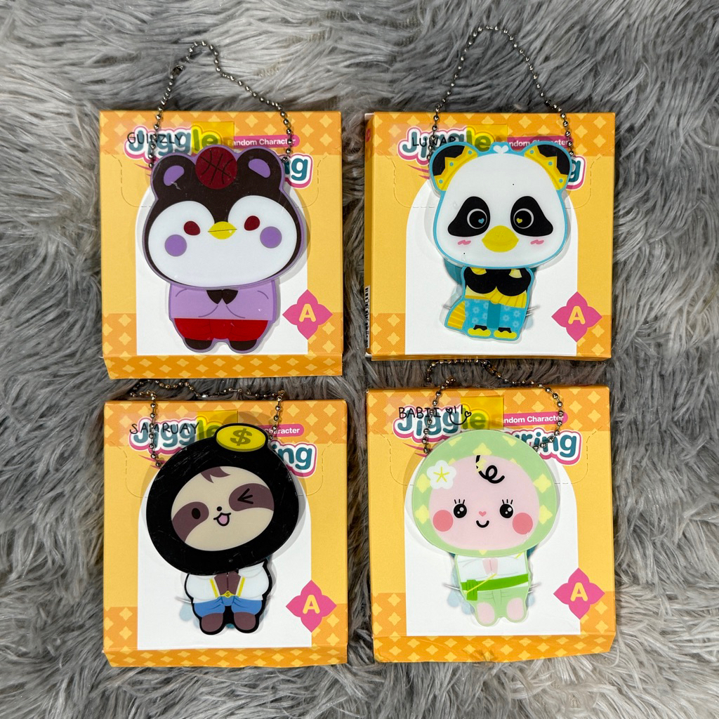 FANDOM CHARACTER JIGGLE KEYRING GMMTV | Babii Samruay Guinzly Lunar