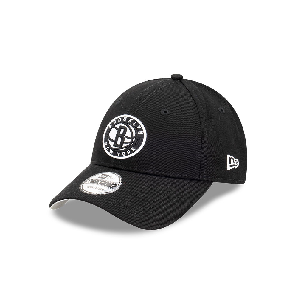 New Era หมวกรุ่น BROOKLYN NETS NBA SIDEBALL BLACK 9FORTY CAP
