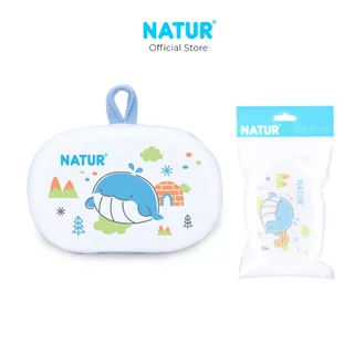 [New] NATUR เนเจอร์ ฟองน้ำถูตัวเด็ก ฟองน้ำอาบน้ำเด็ก (เพนกวิน/ปลาวาฬ)