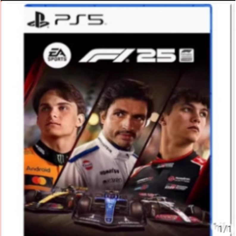 PS5 game  F1 25 FIA Formula One World Championship
