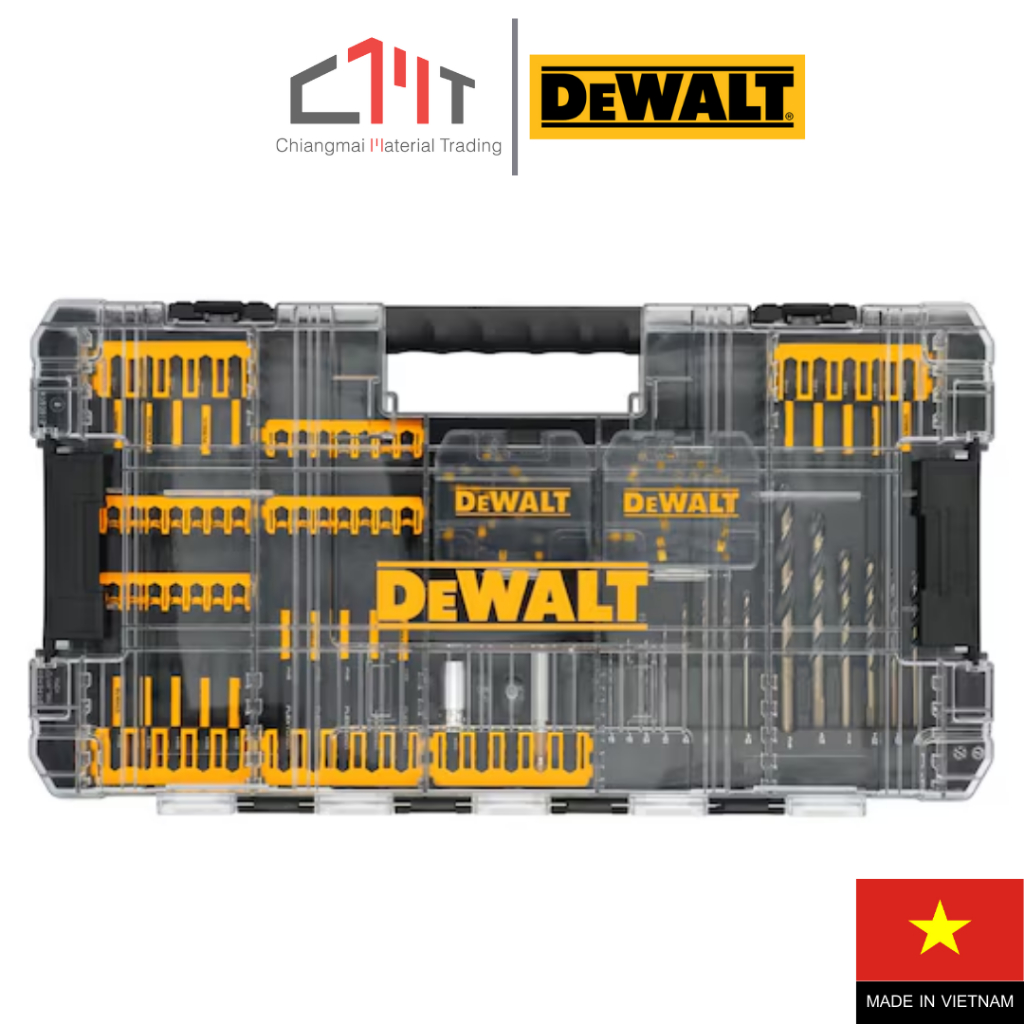 DEWALT ชุดดอกสว่านไขควง 100 ชิ้น No.DWANGFT100SET
