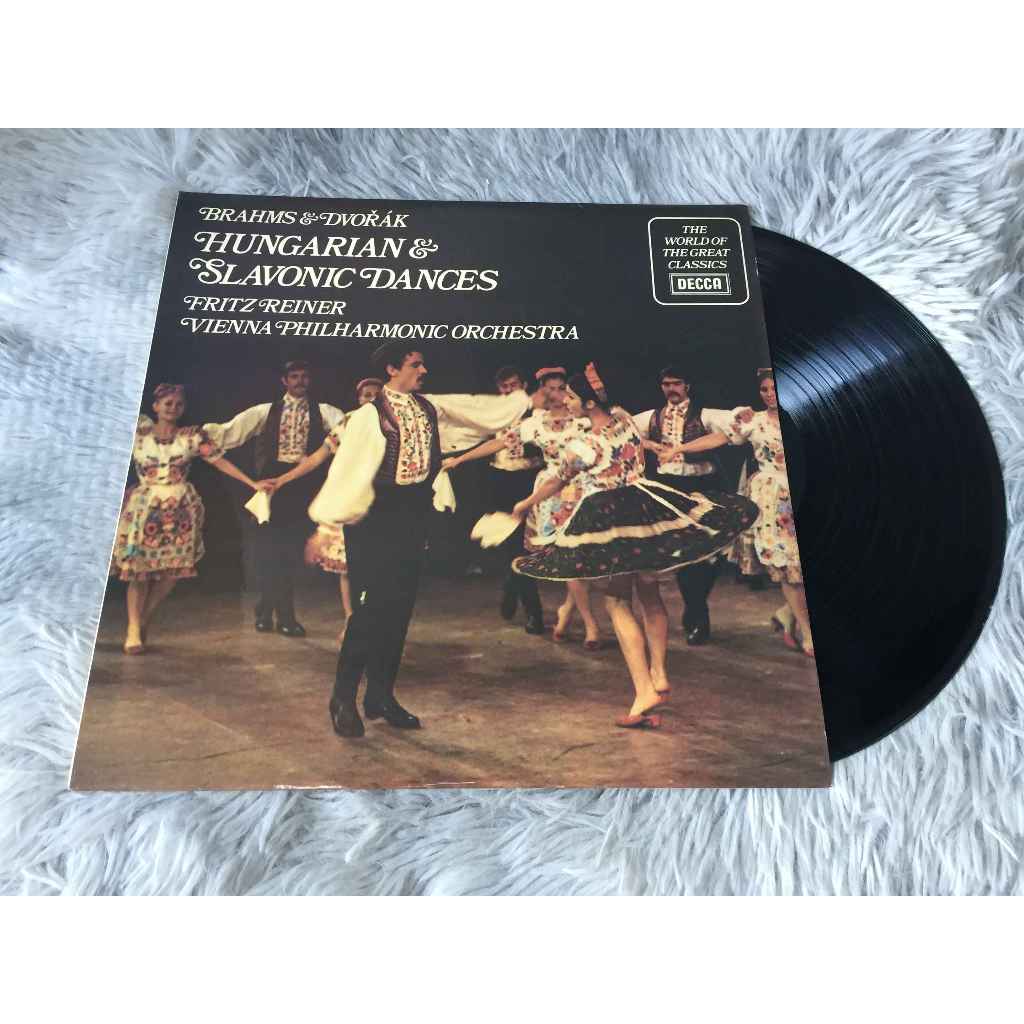BRAHMS & DVORAK - HUNGARIAN & SLAVONIC DANCES ขนาด 12 นิ้ว LP G128