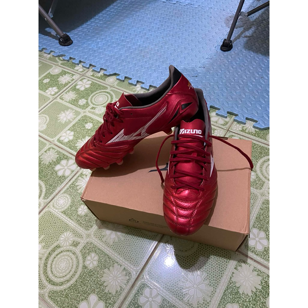 Mizuno Morelia Neo IV Pro (red) ของแท้ มือสอง รองเท้าสตั๊ด