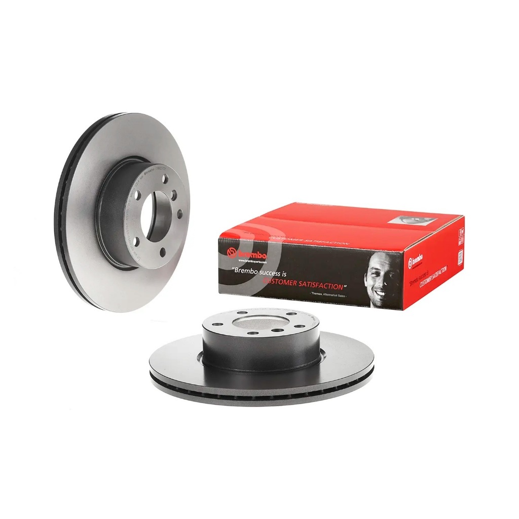 ฺBrembo จานเบรค หน้า NISSAN ALMERA 1.2 ปี2012-2018 นิสสัน อัลเมร่า ดิสเบรค แบมโบ้