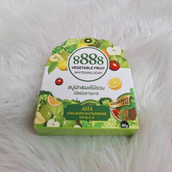 สบู่8888ผัก&ผลไม้รวม 80 g