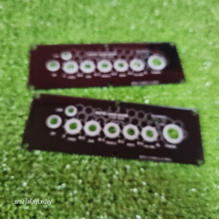 แผ่นเพลท MT21  ขนาดช่อง 14cm x 4cm สีดำเงา หนา 3 มิล ราคา 1 …