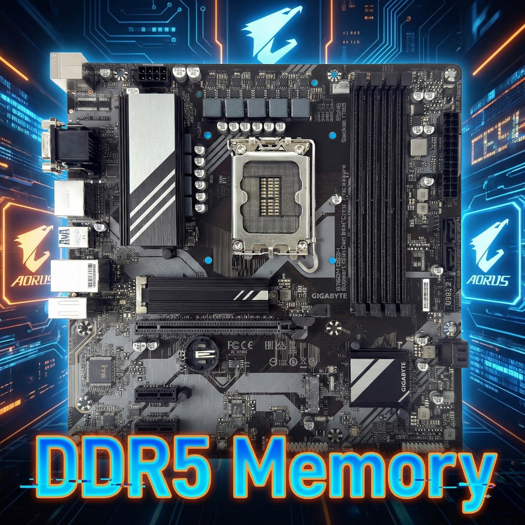 [มือสอง] เมนบอร์ด Gigabyte B760M DS3H DDR5 (LGA1700) สภาพสวยกริ๊บ ขา Socket ใสปิ๊ง ประกัน Advice 09-