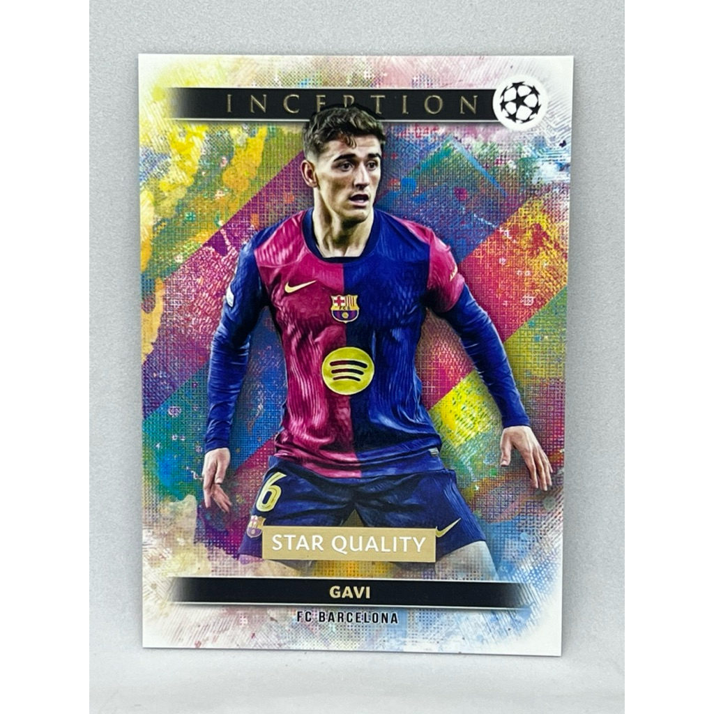 การ์ดฟุตบอล Topps Inception 2024 - 2025 Gavi Base