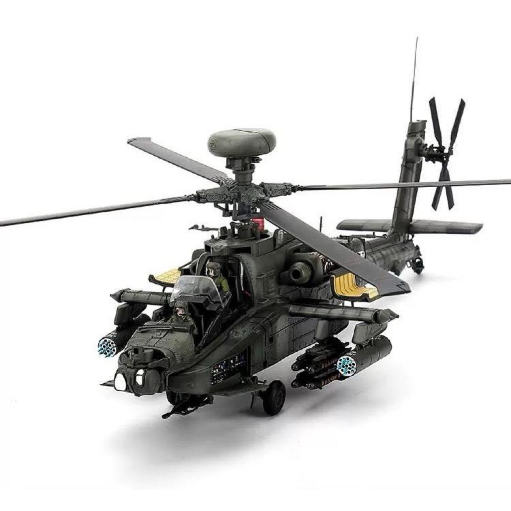 【Pre-Order】 Diecast Model Bless Wing 1:48 – AH-64D Apache (Iraq) ⚔️🚁