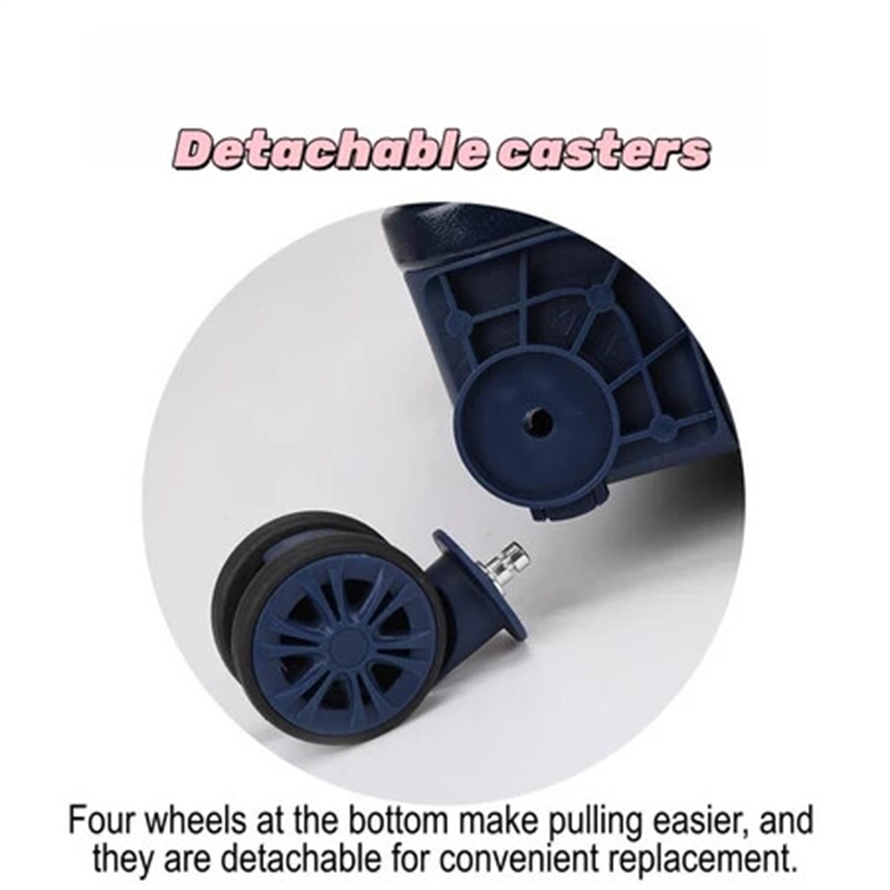 กระเป๋าเดินทางแฟชั่น มีสายดึง กระเป๋าเก็บของพับได้และขยายได้ ก ผ้า อ็อกซ์ฟอร์ด - รูปที่ 7