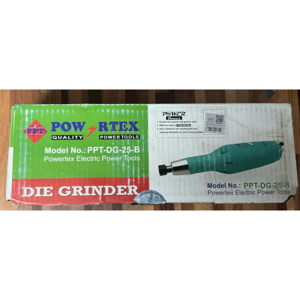 เครื่องเจียรแกนคอตรง Powertex รุ่น PPT-DG-25-B