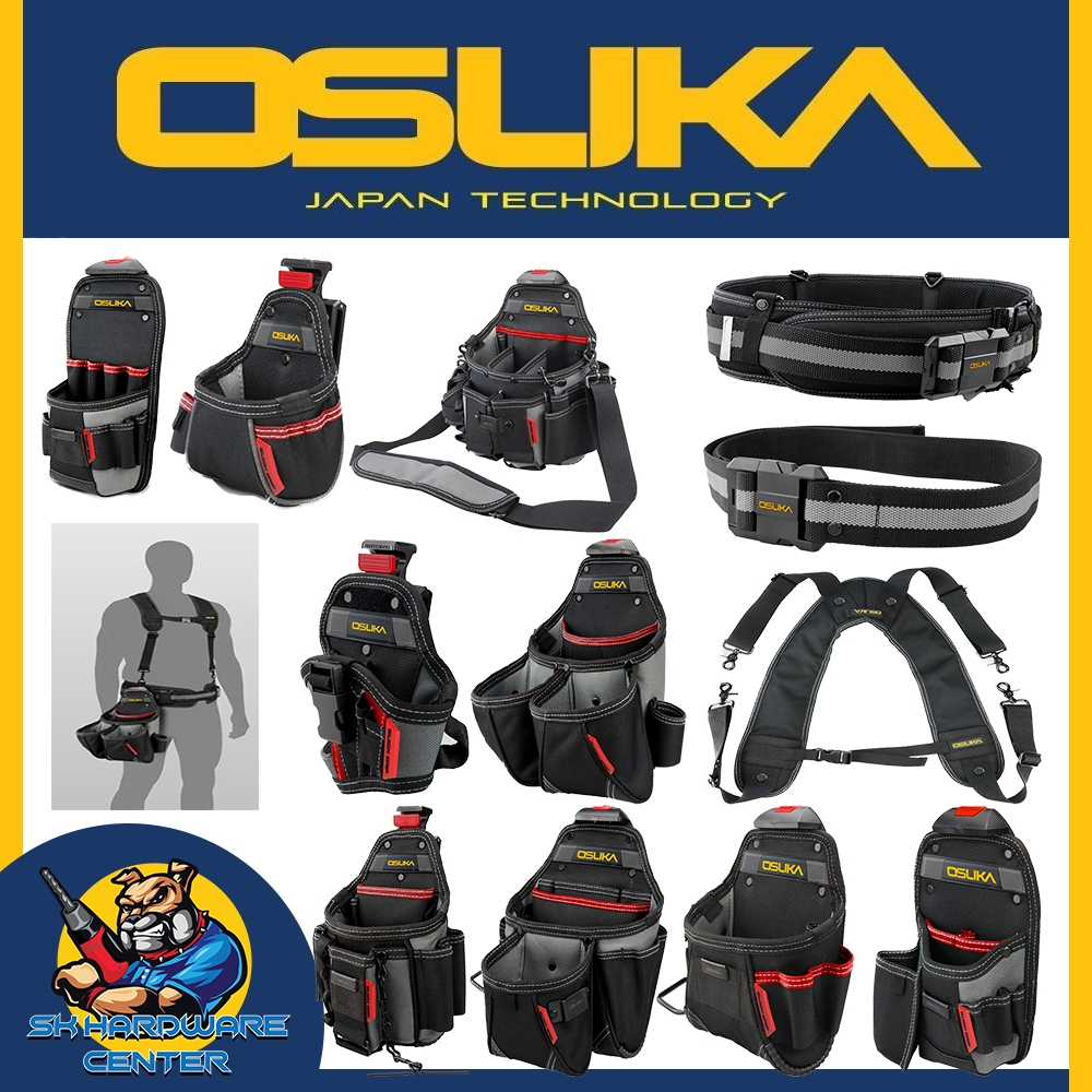 OSUKA  เข็มขัดเครื่องมือช่าง คาดเอว สำหรับใส่ เครื่องมือ สกรู ฯลฯ มีให้เลือกหลาก ตามการใช้งาน