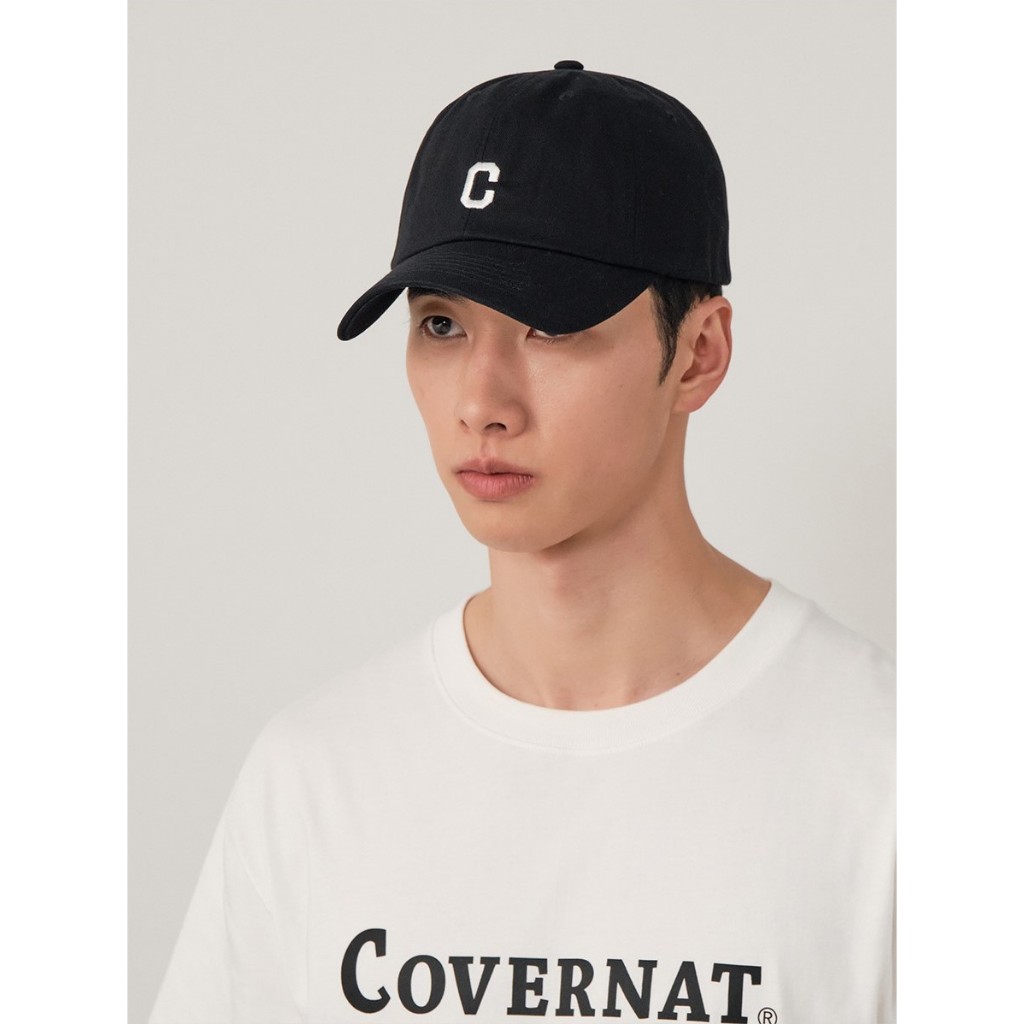 COVERNAT قبعة Small C Logo — أسود — صورة 3