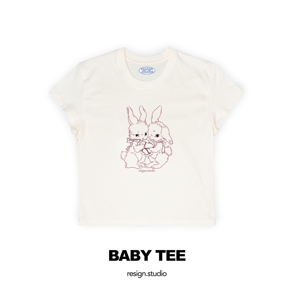 resign studio - babytee ลาย rabbit V2