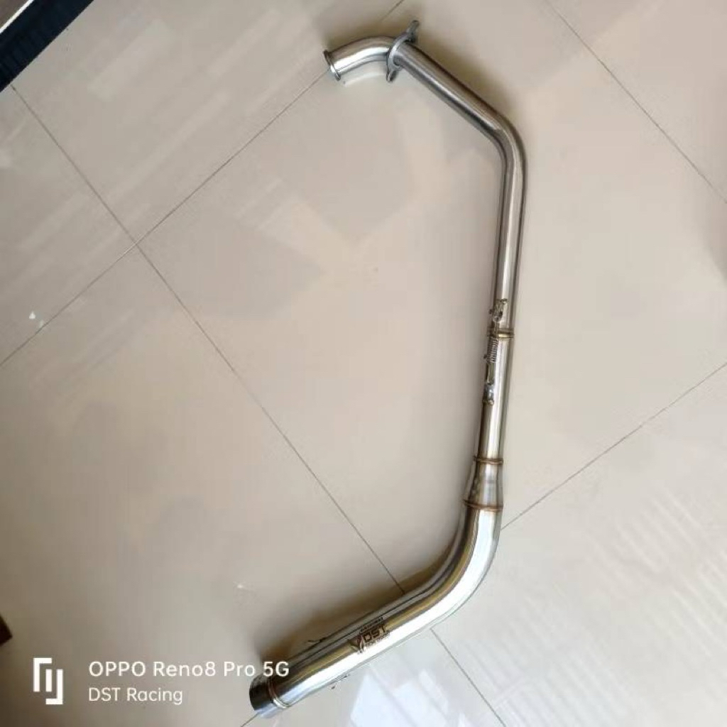 Leher pipa Indo panjang คอท่ออินโด ทรงยาวสีเลส ใส่รุ่น R15V3-V4