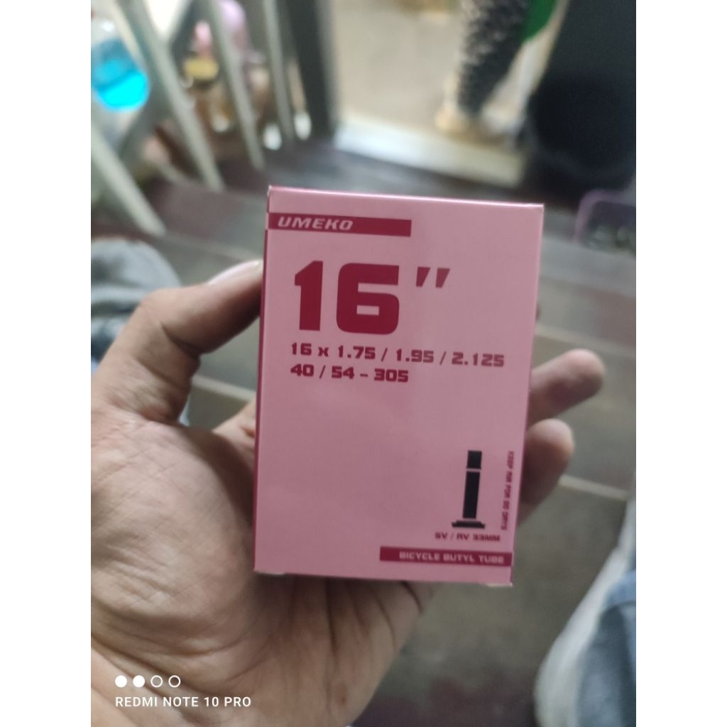 ยางใน16x1.75/2.125 ราคาย่อมเยาว์ Umiko