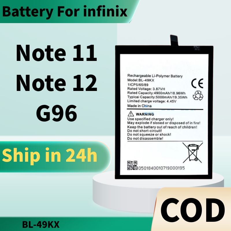 BL-49KX แบตเตอรี่ INFINIX Note 12 G96 แบต Note 11 คุณภาพระดับพรีเมี่ยม