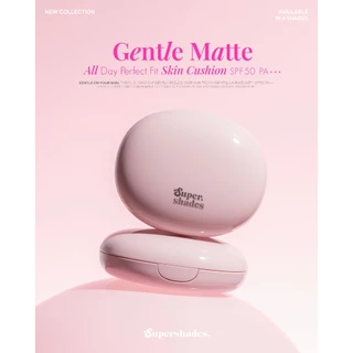 SuperShades Gentle Matte All Day Perfect Fit Skin Cushion SPF50 PA+++ | คุชชั่นมาการอง
