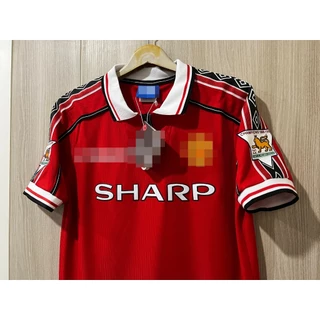Retro เสื้อบอลย้อนยุค llมuยู Home เหย้า 1999/2000 คอซิป พร้อมอามและเบอชื่อกำมะหยี่ตรงปี
