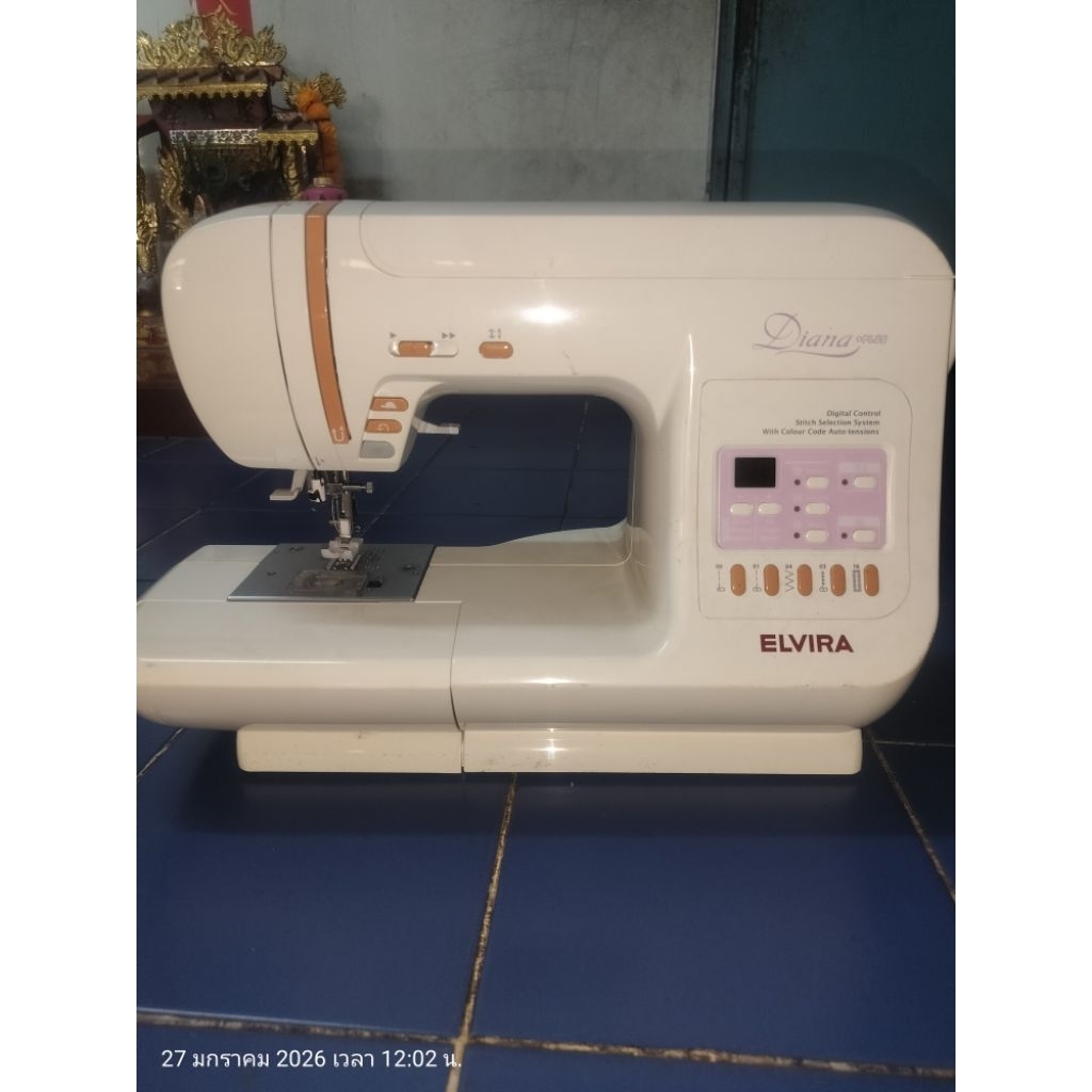 จักรเย็บผ้า ELVIRA diana plus e สินค้ามือ2คุณภาพดี