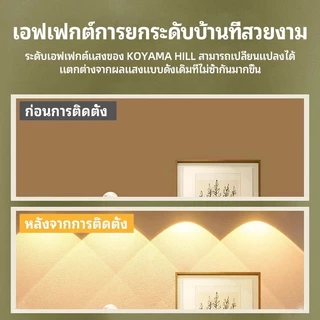 ไฟเซ็นเซอร์ LED เหมาะสำหรับตกแต่งเพดาน ข้างเตียง หรือเป็นไฟกลางคืนในทางเดิน ปรับได้ 3 สี
