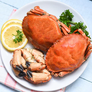 ปูขนมปังต้มทั้งตัวแช่แข็ง Frozen Whole Round Cooked Brown Crab 700-800 G / 900-1000 G