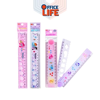 IIgen (อิเจน) ไม้บรรทัด ลายลิขสิทธิ์แท้ My Little Pony ขนาด 20 ซม. รุ่น YZ3559 / ขนาด 30 ซม. รุ่น YZ3553 ( 1 ชิ้น )