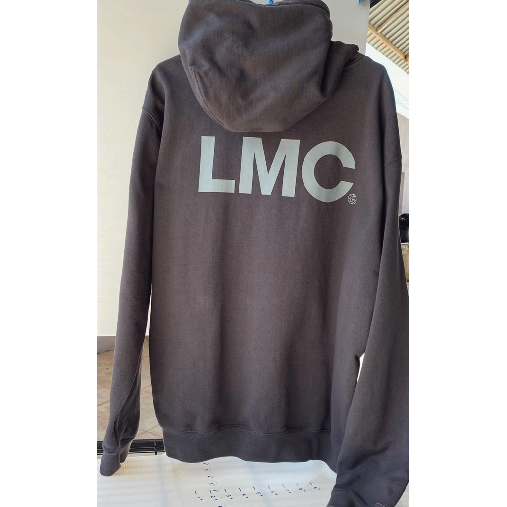 เสื้อฮูด LMC hoodie logo สีเทา size M