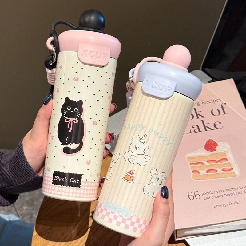 พร้อมส่ง แก้วเก็บความเย็น 650ml พร้อมฝาปิดป้องกันการรั่ว ความจุใหญ่ใช้งานได้จริง 316 ขวดน้ำสเตนเลส thumbnail 7
