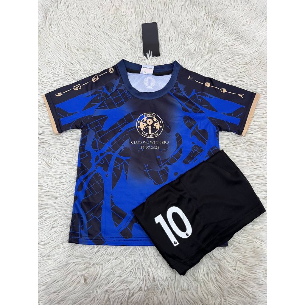 เสื้อบอลเด็ก ทีมเซลซีเบอร์10ชื่อพาลเมอร์ ปี2026ใหม่ล่าสุด เสื้อ+กางเกง